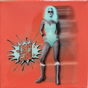 Wonder Woman  8x8_Sunglasses O by Tina Psoinos, Image 2.