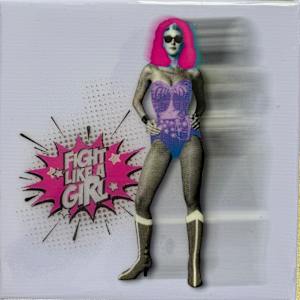 Wonder Woman  8x8_Sunglasses O by Tina Psoinos, Image 5.