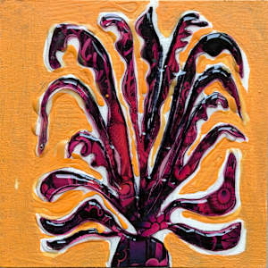 CRATED Seaweed Bouquet Orange Red Blue by Tina Psoinos, Image 1.