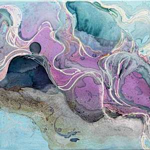 Effervescent Mauve by Tina Psoinos 