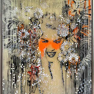 Madonna Orange 11B by Tina Psoinos 