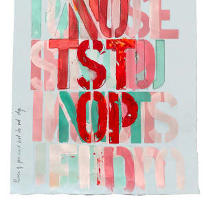 Typography Print LE of 25 by Tina Psoinos  Image: 2