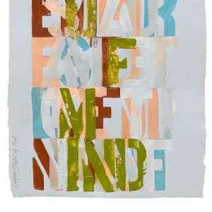 Typography Print LE of 25 by Tina Psoinos  Image: 6