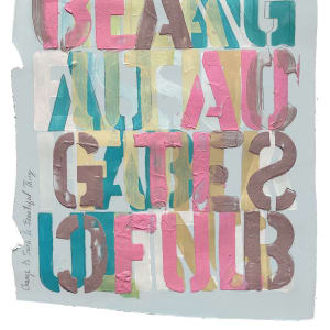 Typography Print LE of 25 by Tina Psoinos  Image: 8