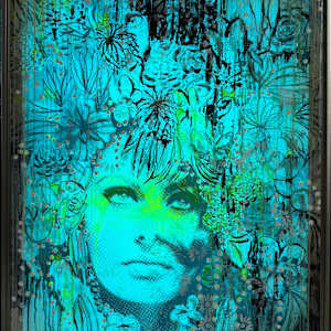 Sophia Yellow_Light Sculpture by Tina Psoinos, Image 3.