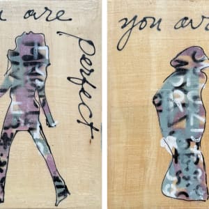 Fashion Positive (on wood) by Tina Psoinos