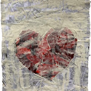 heARTs on paper by Tina Psoinos  Image: heART Red on White