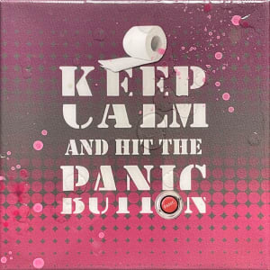 Typography minis_8x8  Image: Keep Calm and Hit The Panic Button_8