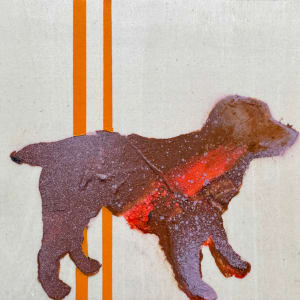 Dogs by Tina Psoinos  Image: Aussie Brown_SOLD