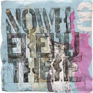 Typography H  Image: 9. Nowhere But Here, NY Or Nowhere (14.5"x14.5)