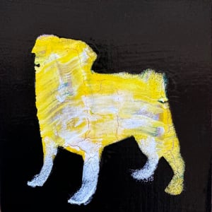 Dogs by Tina Psoinos  Image: Pug Yellow 4x4_SOLD