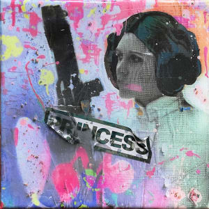 Princess Leia Rebel - Princess - Woman by Tina Psoinos  Image: Leia Princess_SOLD