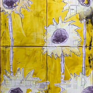 Urban Flora Sunflower C1x4 by Tina Psoinos 