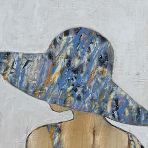 You Can Leave Your Hat On_Brazilian Blue by Tina Psoinos, Image 1.