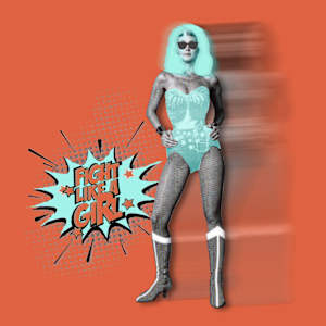 Wonder Woman _FBFB_8x8_Ray-Bans by Tina Psoinos, Image 13.