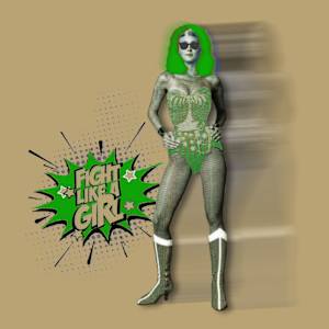 Wonder Woman _FBFB_8x8_Ray-Bans by Tina Psoinos, Image 5.