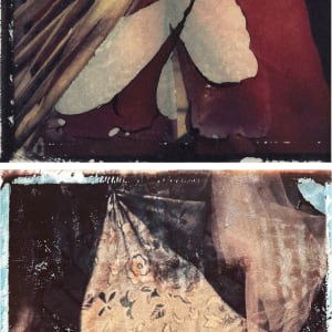 A Day With A Mermaid - Red + Gold by Tina Psoinos 
