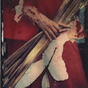 A Day With A Mermaid - Red + Gold by Tina Psoinos 