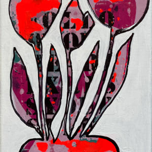 Rubber Plant In Full Bloom by Tina Psoinos  Image: Tulip Plant In Full Bloom