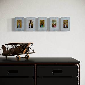 Floral Gold set of 5 by Tina Psoinos 