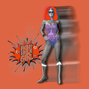 Wonder Woman _FBFB_8x8_Ray-Bans by Tina Psoinos, Image 15.