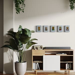 Floral Gold Silver by Tina Psoinos 