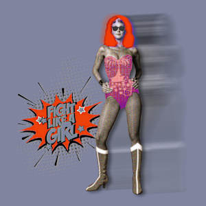 Wonder Woman  x Orange_25, 8x8 by Tina Psoinos 