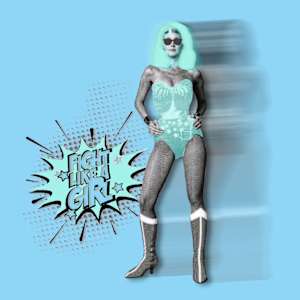 Wonder Woman _FBFB_8x8_Ray-Bans by Tina Psoinos, Image 8.