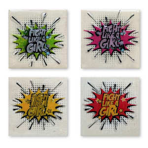 Fight Like  A Girl 4x4_ 25GT by Tina Psoinos 