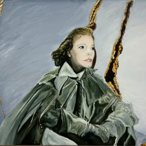 Self Portrait as Queen Christina Played By Greta Garbo in Queen Christina, 1938 by Jennifer Webster