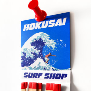 Hokusai Surf Shop 1/8 by Miles Jaffe 