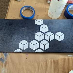 Galactic (skateboard) by Heather Robinson 