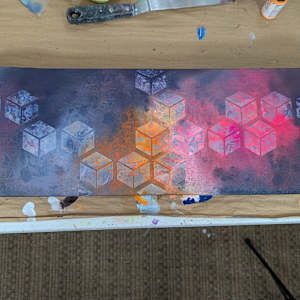 Galactic (skateboard) by Heather Robinson 