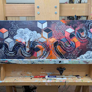 Galactic (skateboard) by Heather Robinson 