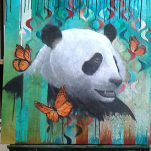 Echoes On the Wind (Giant Panda) by Josh Coffy and Heather Robinson 