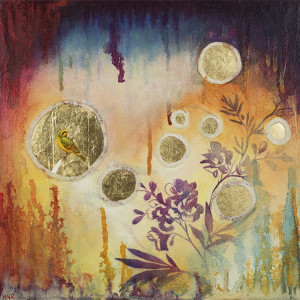 Green Singing Finch by Heather Robinson