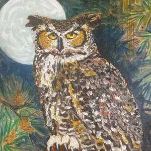 The Messenger Framed by Caron McBride
