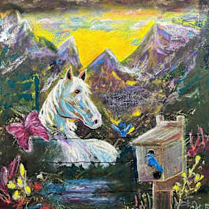 Bluebird of Happiness by Caron McBride