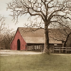 Red Barn at Nash Farm by Carol L. Acedo