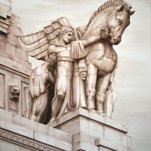 Pegasus from the Gran Stazioni, Milan Italy by Carol L. Acedo