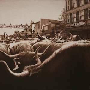 Fort Worth Stockyards circa 1966 by Carol L. Acedo, Image 1.