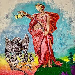 Tarot #14 Temperance by Debi Slowey-Raguso 