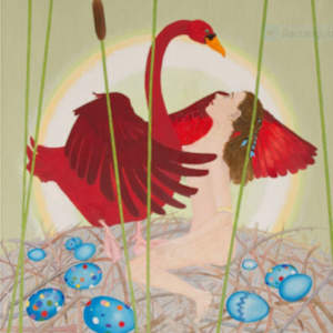 Leda and the Swan by Debi Slowey-Raguso, Image 1.