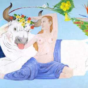 Europa and the Bull (Zeus) by Debi Slowey-Raguso 