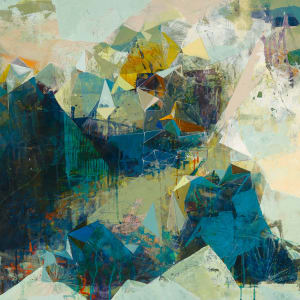 Aguas Milenarias #1 by Paula Valenzuela  Image: This is Aguas Milenarias #2, diptych piece.