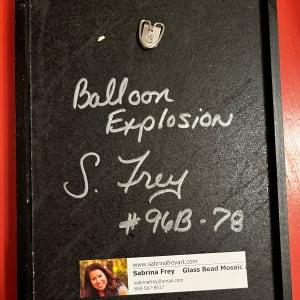 Balloon Explosion #78 9x6 block #69 by Sabrina Frey 