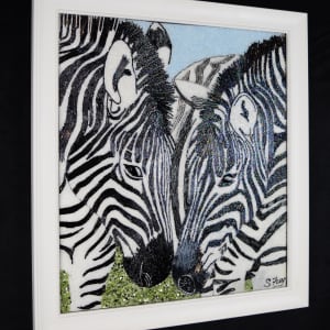 Bogie & Bacall - Zebras by Sabrina Frey 