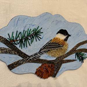 Joyful Chickadee by Sabrina Frey 