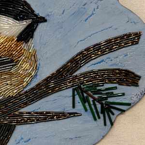 Joyful Chickadee by Sabrina Frey 