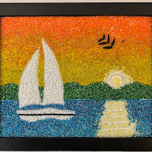 Sailboat 1 Sampler #15 by Sabrina Frey 